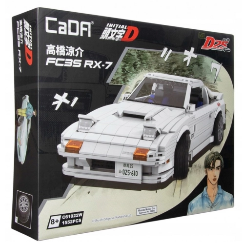 Klocki Cada Auto Mazda RX7 1552el. Manga  C61022W